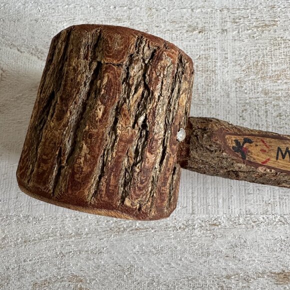 Vintage Novelty Bug Swatter - Hand Made Wooden Hammer - Picture 5 of 9